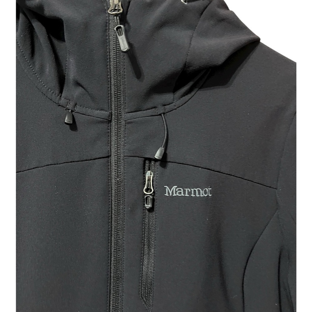 Marmot Black Softshell Jacket – Size Medium - Picture 4 of 6